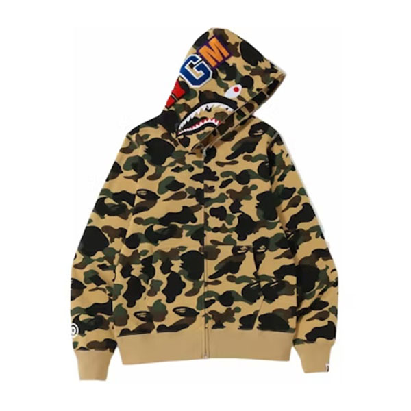 BAPE 1st Camo Shark Full Zip Hoodie AA38014001