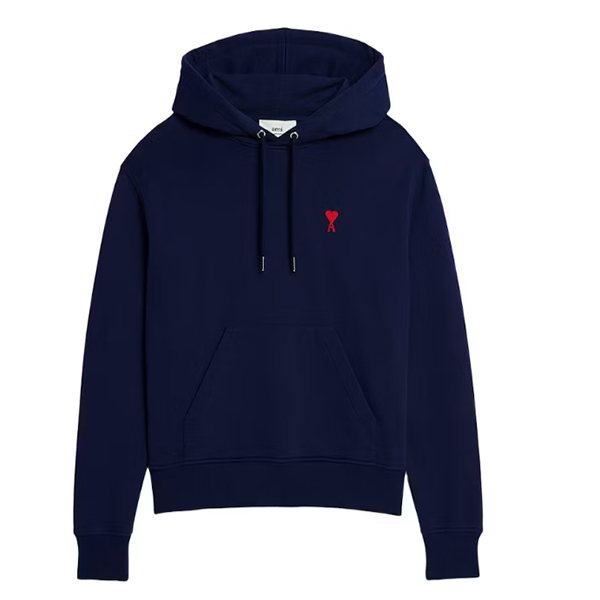 Ami Paris Ami de Coeur Tonal Small ADC Classic Fit Hoodie AO98001001