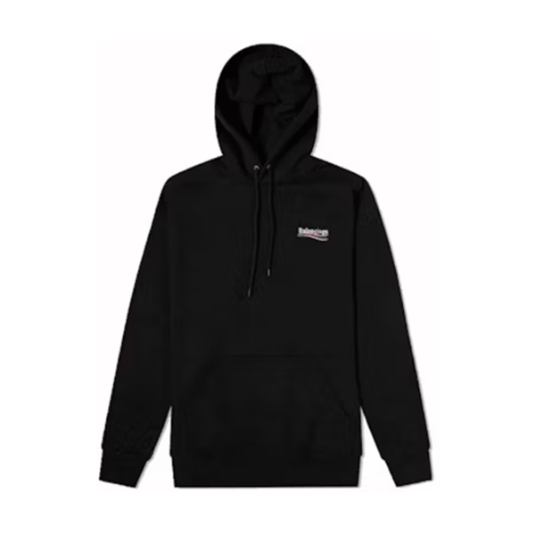 Balenciaga Political Campaign Logo Popover Hoodie AA69037007