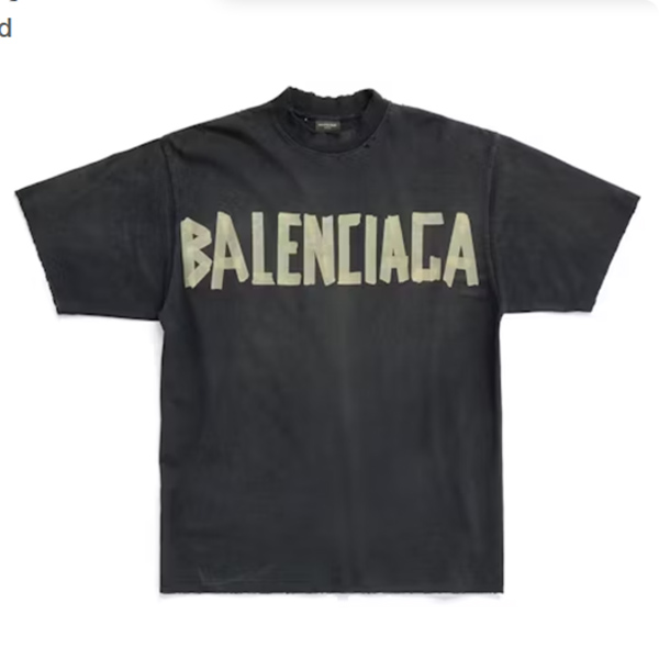 Balenciaga Tape Type Medium Fit T-shirt AO90037003