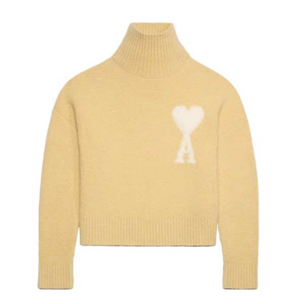 Ami Paris Cloudy Wool Ami De Coeur Sweater AA10001007