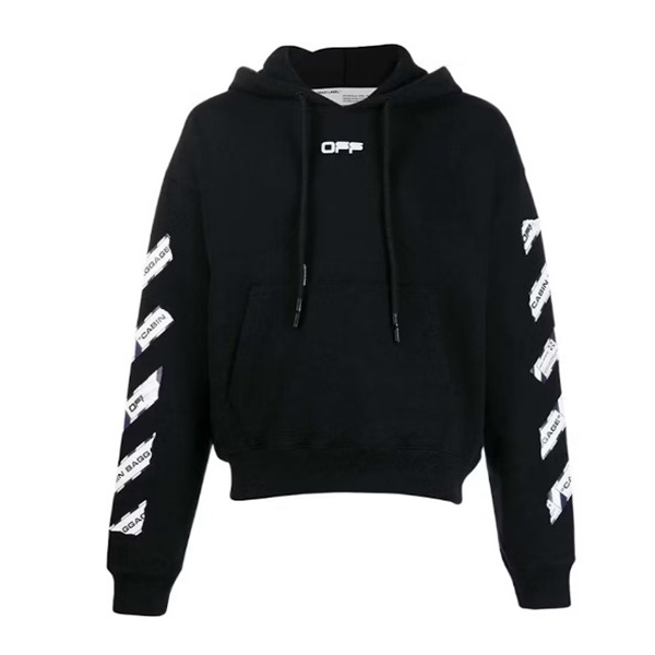 OFF-WHITE Airport Tape Slim Hoodie AA05021013