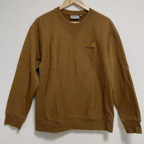Carhartt Embroidered Logo Side Rib Brown Sweatshirt AO88002004