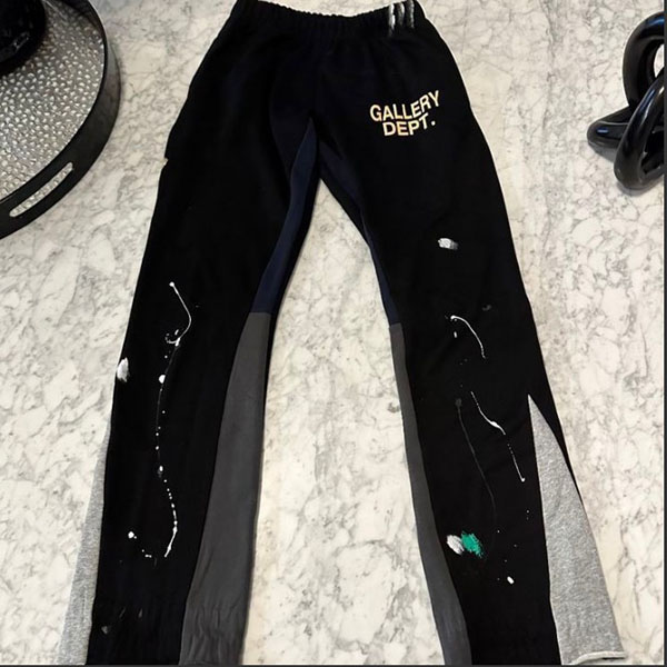 Gallery Dept. Men's Black And Grey Joggers-Tracksuits AA15006011