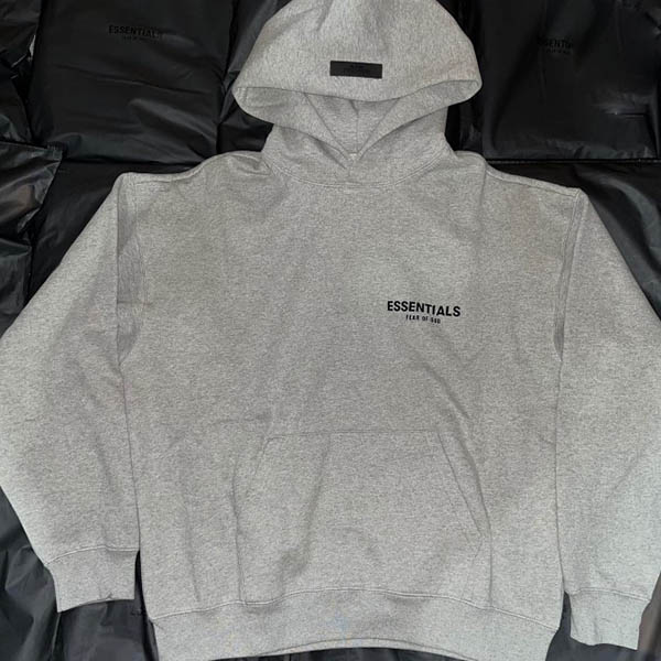 Essentials Men's Grey Hoodie AO90005007