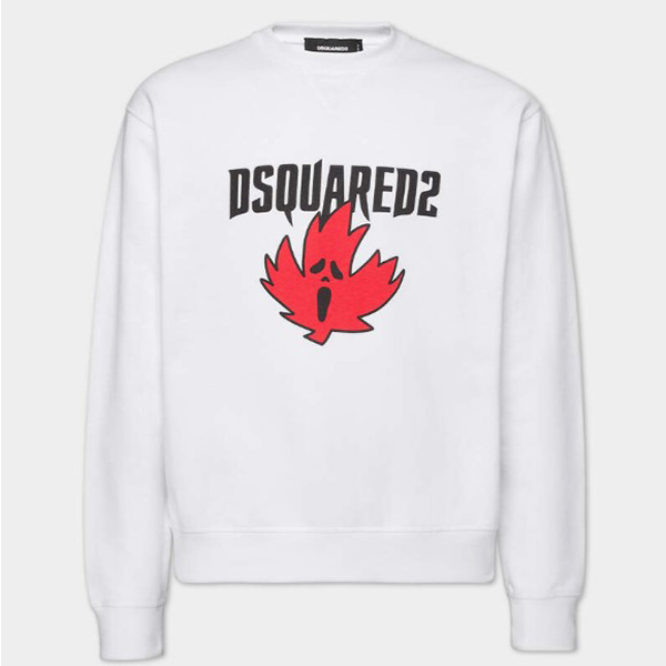 Dsquared2 Horror Maple Leaf Cool Fit Crewneck Sweatshirt AO85051010
