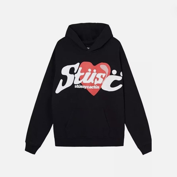 Stussy x Cactus Plant Flea Market Heart Hoodie AO90041006