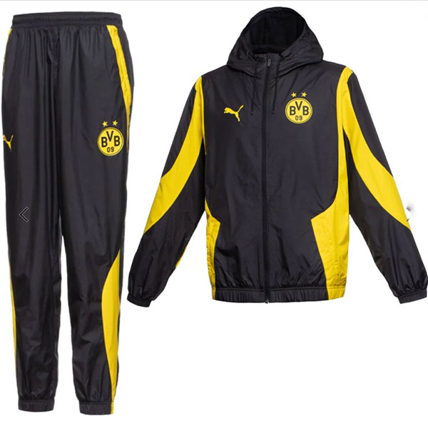 PUMA Borussia Dortmund Pre-Match Anthem Survêtement 2023-2024 Noir Jaune AA65073002