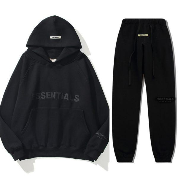Fear Of God Essentials Pullover Hoodie Applique Logo AO90005006 AO80005019
