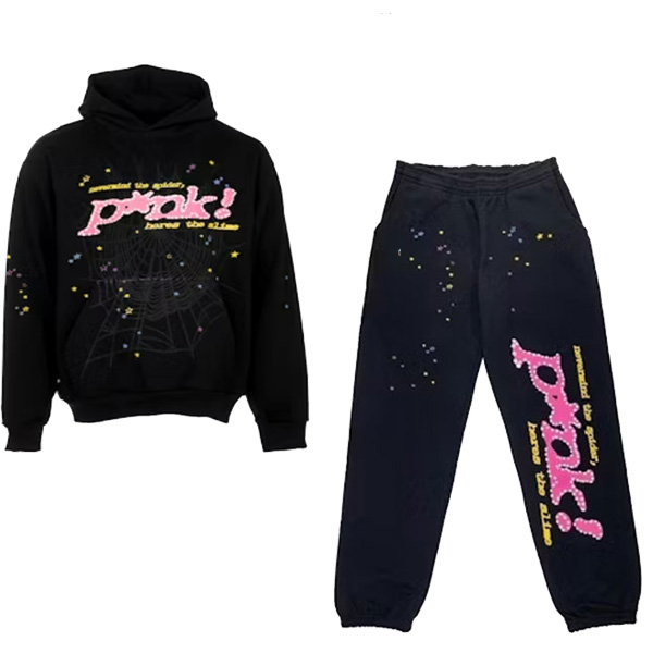 Sp5der P*NK Hoodie Set AO95011002 AO95011003