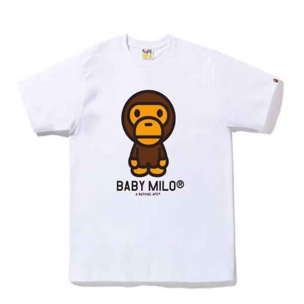 Bape Baby Milo Tee (FW22) White AO58014017
