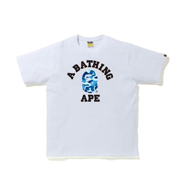 Bape ABC Camo College TeeWhite/Blue AO55014018