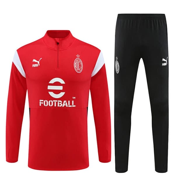Agasalho AC Milan Treino 23/24 Puma Masculina - Vermelho AA40073005