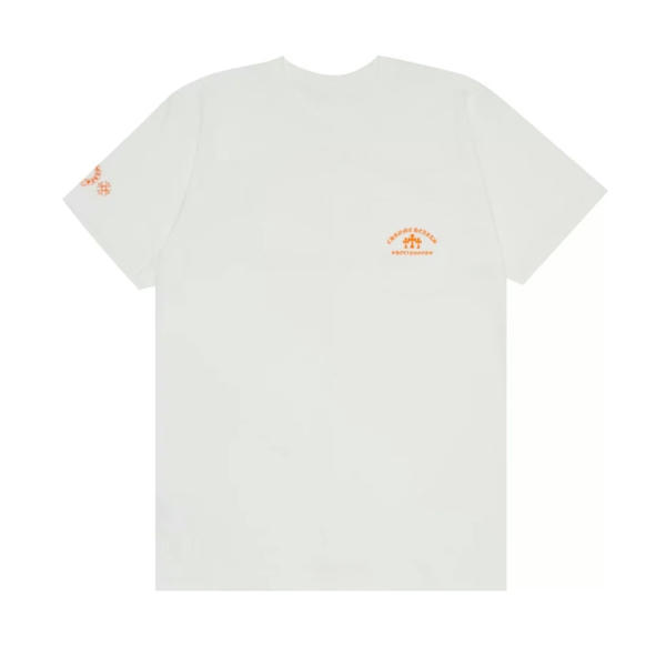 Chrome Hearts Hollywood Exclusive Orange Crosses Pocket Tee AO70032021