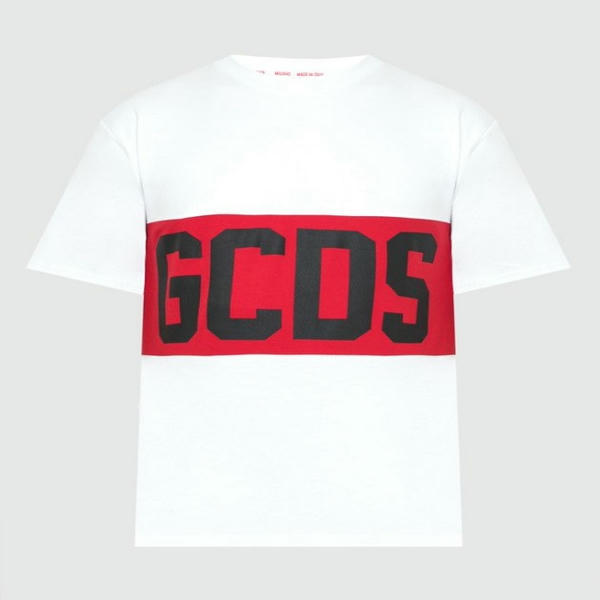 GCDS White T-shirt AO85095005