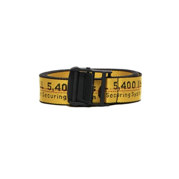 OFF-WHITE Classic Industrial Belt (FW21) Yellow/Black DO78203004