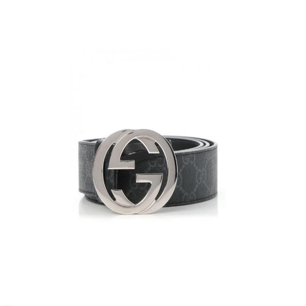 Gucci Interlocking G Belt GG Supreme Black DO60206014