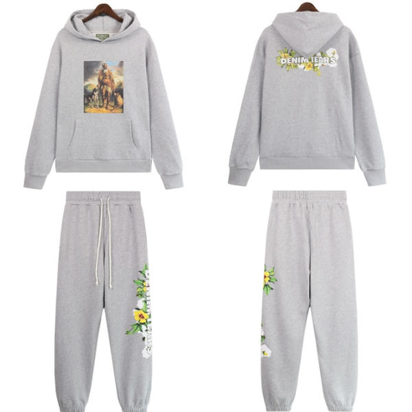 Black Lazarus Hoodie Grey Set AA10003022 AO98003023