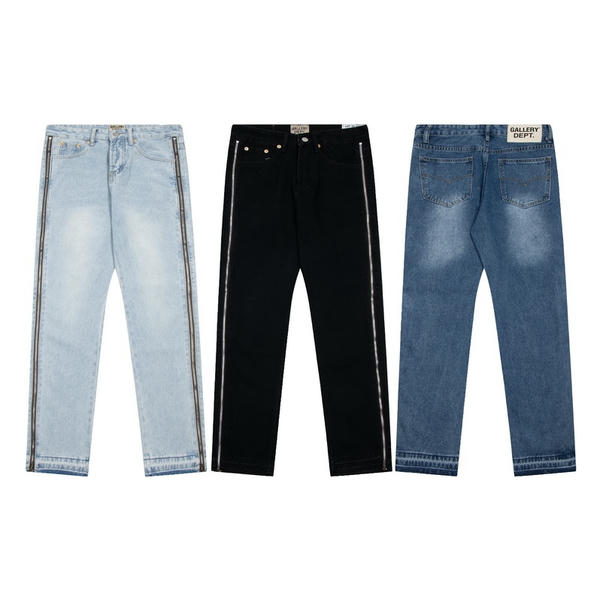 Mens Designer Hole Rock Jeans Washed Pants, Straight Fit, Patchwork, Zipper Fly, Polyester, Multicolor, Hip Hop/Rock Style AA20006074