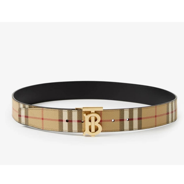 Burberry Reversible Golden Buckle Belt DA60210009