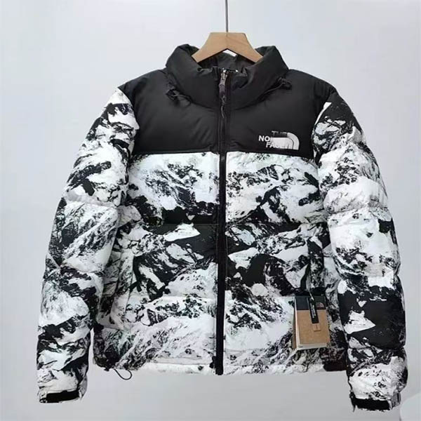 TNF Korea White Label M'S LHOTSE Expedition Snow Mountain Printed DOWN JACKET AB28039029