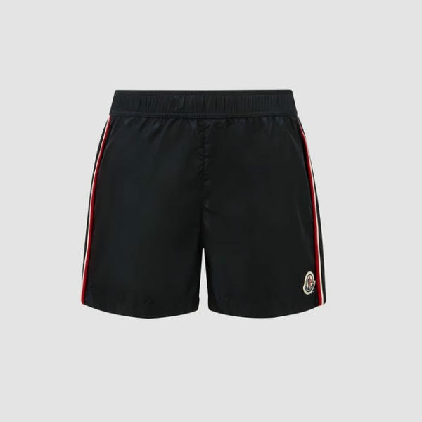 Moncler Swim shorts with tricolor trim for boys AA05037073