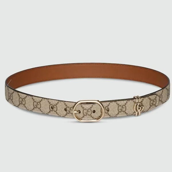 Gucci GG Supreme Monogram Buckle Belt DO58206041