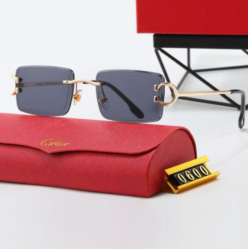 Men Sunglasses Gold Clear Lens Eye Glasses Brown Metal Frame Hip Hop Fashion DO55148002