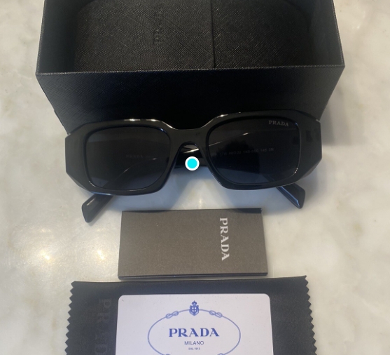 Prada Rectangular Symbole Sunglasses D045101019