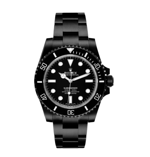 Rolex Submariner 40mm - Ref: 114060-0002 (PVD) - Black Dial, Black PVD Stainless Steel Oyster Bracelet Watch GC40001051