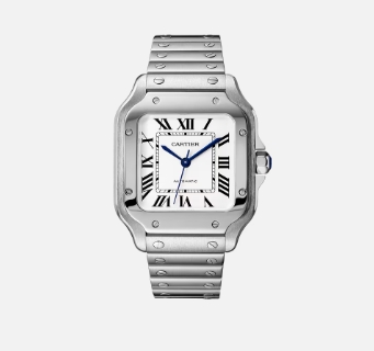Cartier SANTOS DE CARTIER WATCHLARGE MODEL, AUTOMATIC MOVEMENT, STEEL GC60002003