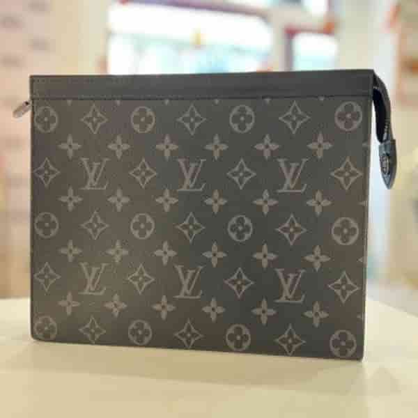 Louis Vuitton Pochette Voyage Mm In Tela Eclipse Nera BO95001076