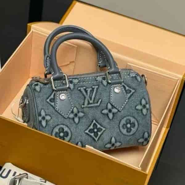 Louis Vuitton Keepall Bandoulière 25 Monogram Washed Denim Canvas BB15001052