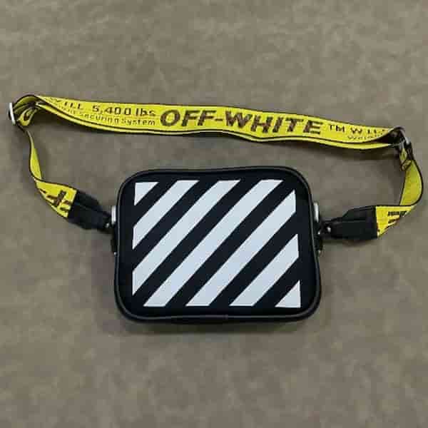 Off-White White Streak Camera Bag BA98025003