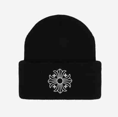 Chrome Hearts Wool Beanie Black White DO50345003