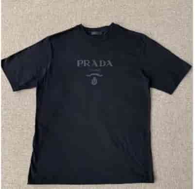 Prada Raised-logo T-shirt 100% Authentic AO90043037