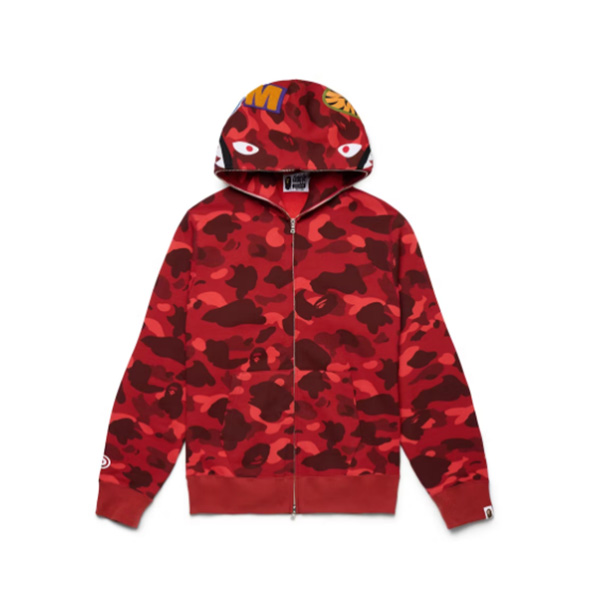 BAPE Color Camo Shark Pullover Hoodie AO95014003