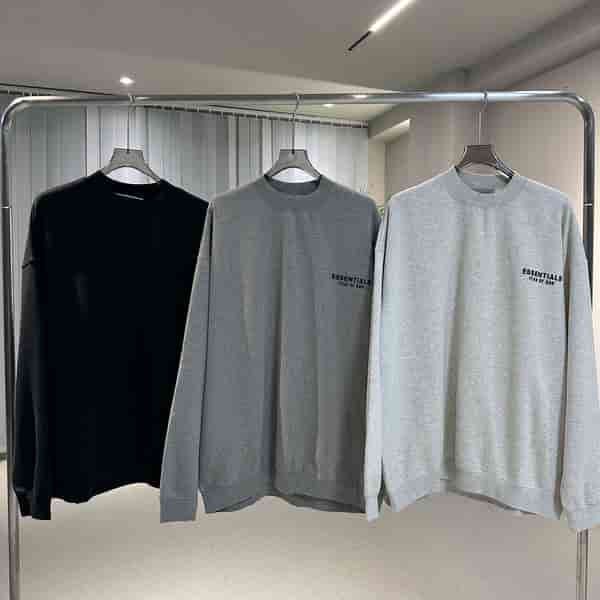 FOG Micro Label Flocking Pullover Hoodie AA30005050