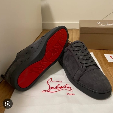 Christian Louboutin Utan Spikar Gra CB60630031