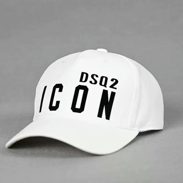 Dsquared2 Logo White Versatile Duckbill Cap DO50349002