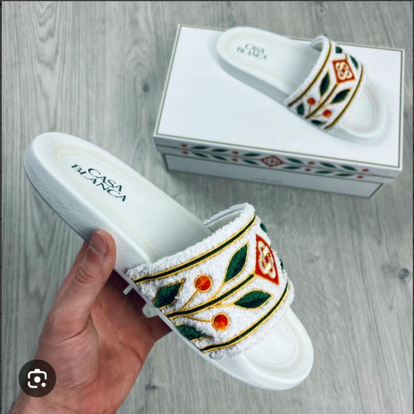 Casablanca slippers White CA50600011