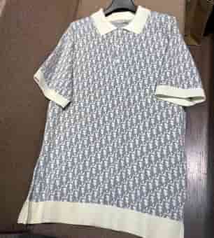 Dior Jacquard Monogram Knitted Short Sleeves AA15007065