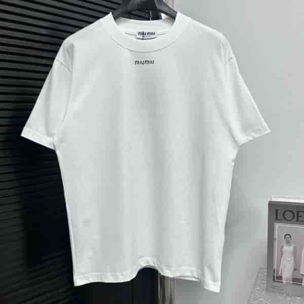 Miumiu Trendy And Minimalist Short Sleeves AO85107004