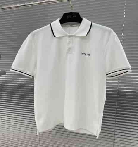 CELINE Business Minimalist Short Sleeved Shirt AO95033009