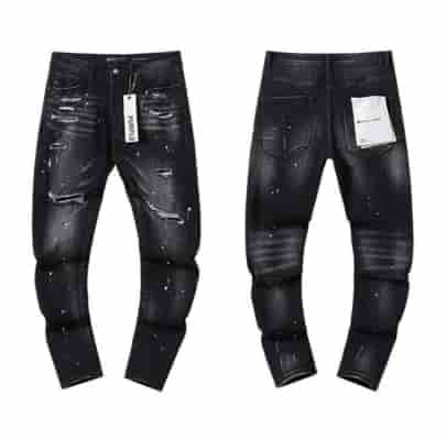 Purple Brand Vintage Distressed Painted Jeans AA30005170