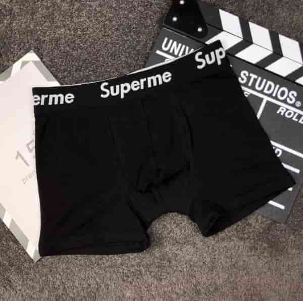 Supreme Wide Edge Letter Pure Cotton Four Cornered Pants AO20060012