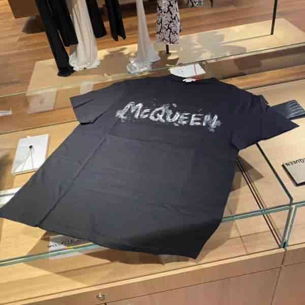 McQueen 25 Men's Round Neck Short Sleeves AO68114001