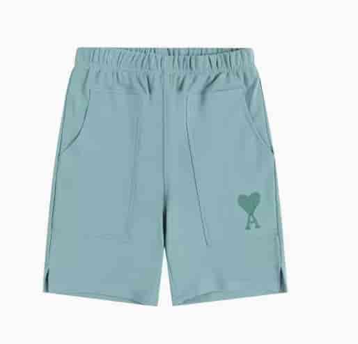 Ami Paris Love Towel Embroidered Shorts AO75001017