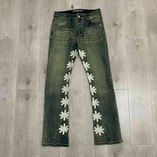 LOSTSHDWS Printed Retro Artistic Jeans AA35115001
