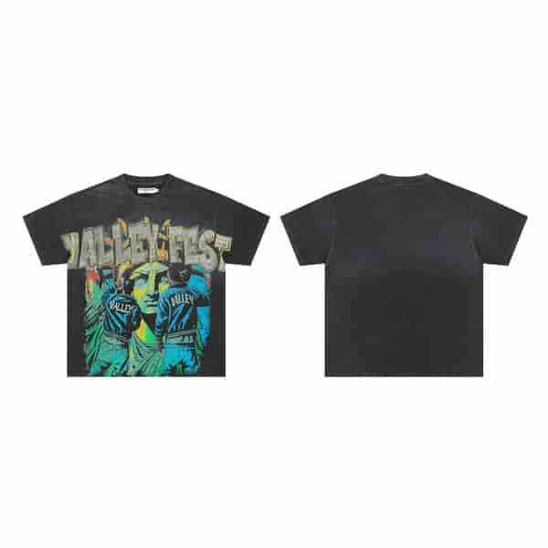 Vale Live Washed Street Graffiti T-shirt AO75108066